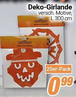 Deko-Girlande - verschiedene Motive, L 300 cm