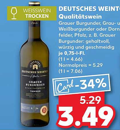 DEUTSCHES WEINT FÜR GEEIGNETES ANGEBOT