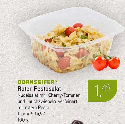 DORNSEIFERS Roter Pestosalate