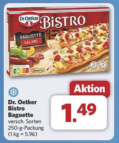 Dr. Oetker Bistro Baguette - verschiedene Sorten