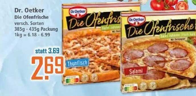 Dr. Oetker Die Ofenfrische versch. Sorten 385g - 435g Packung