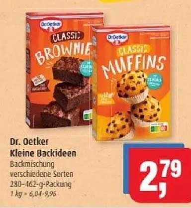 Dr. Oetker Kleine Backideen - Backmischung verschiedene Sorten