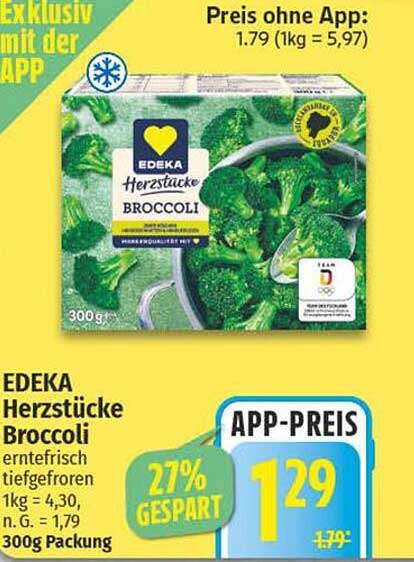 EDEKA Herzstücke Broccoli 300g