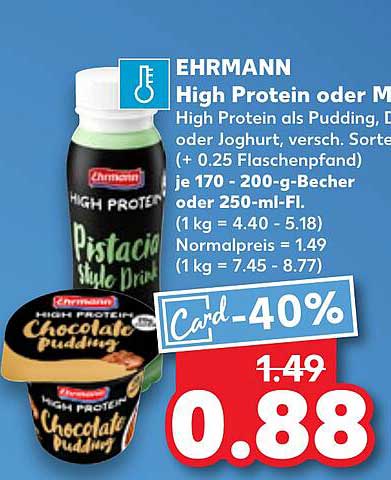 EHRMANN High Protein oder Milchdessert
