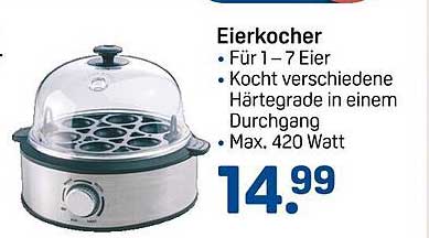 Eierkocher für 1–7 Eier