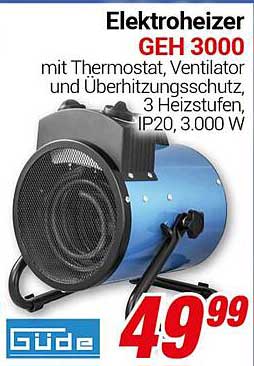 Elektrischer Heizlüfter GEH 3000
