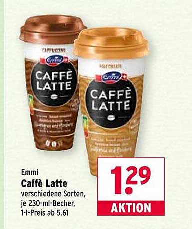 Emmi Caffè Latte verschiedene Sorten, je 230-ml-Becher