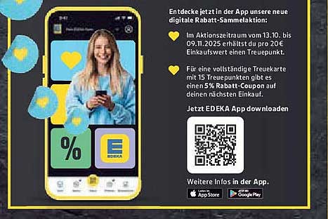 Entdecke unsere digitale Rabatt-Sammelaktion in der EDEKA App!
