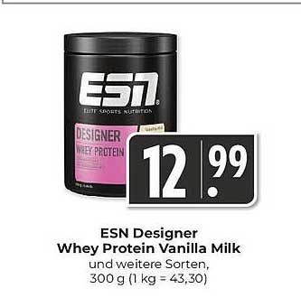 ESN Designer Whey Protein Vanilla Milk