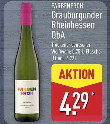 FARBENFROH Grauburgunder Rheinhessen QbA