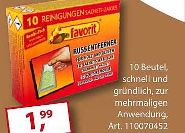 favorit RUSSENTFERNER 10 Beutel für Holz und Boden