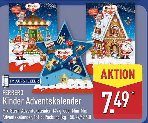 Ferrero Kinder Adventskalender
