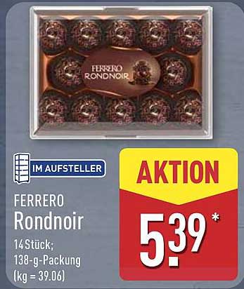 FERRERO Rondnoir 14 Stück - 138-g-Packung