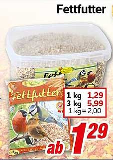 Fettfutter für Vögel