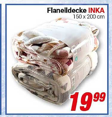 Flanelldecke INKA 150 x 200 cm