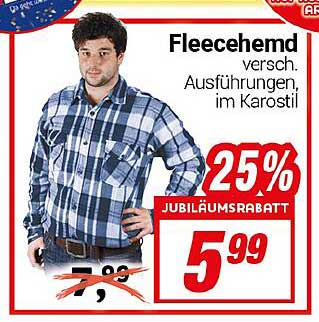 Fleecehemd - Verschiedene Ausführungen im Karostil