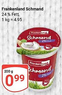 Frankenland Schmand 200 g
