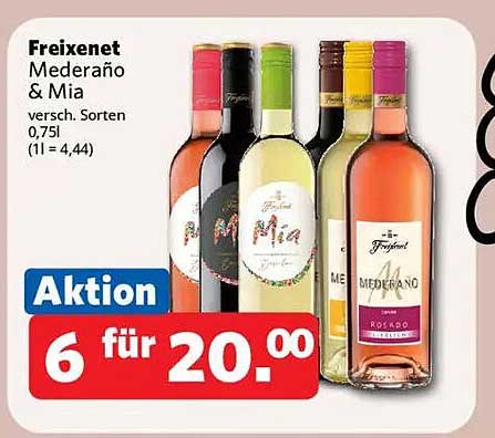Freixenet Mederaño & Mia - 6 für 20,00 €