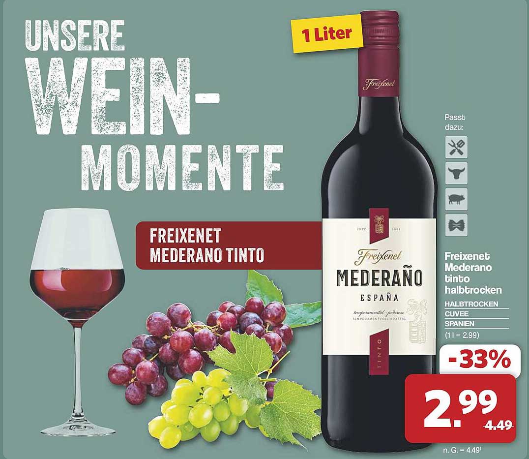 Freixenet Mederaño Tinto 1 Liter
