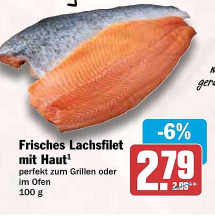 Frisches Lachsfilet mit Haut
