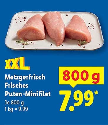 Frisches Puten-Minifilet - Metzgerfrisch XXL