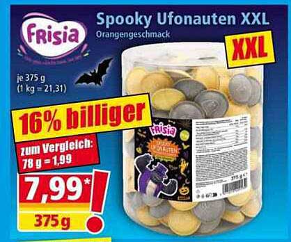 Frisia Spooky Ufonauten XXL Orangengeschmack