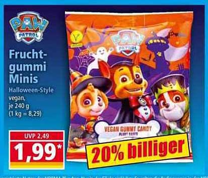 Fruchtgummi Minis - Halloween-Style von Paw Patrol