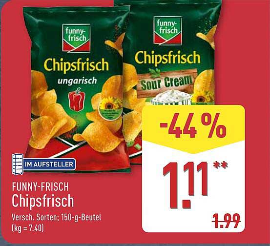 FUNNY-FRISCH Chipsfrisch 150-g-Beutel