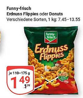 Funny-frisch Erdnuss Flippies oder Donuts