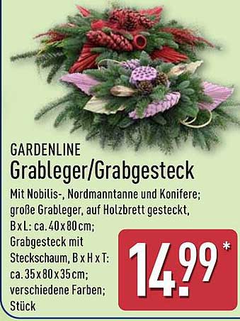 GARDENLINE Grableger/Grabgesteck