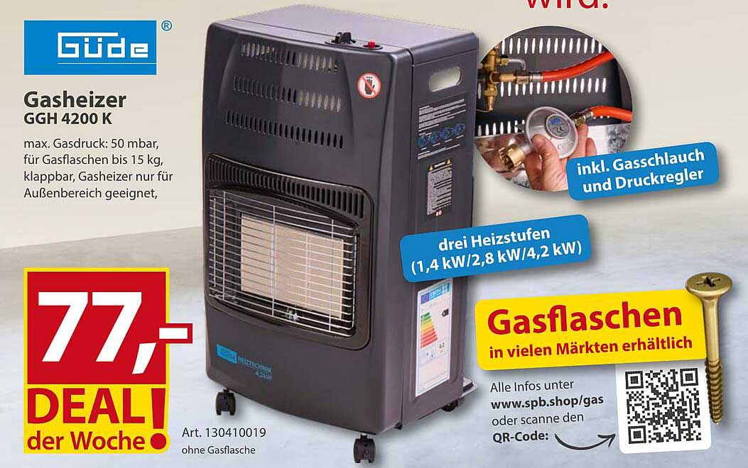 Gasheizer GGH 4200 K