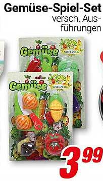 Gemüse-Spiel-Set - verschiedene Ausführungen