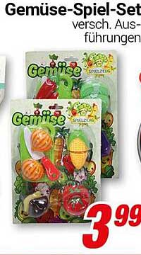 Gemüse-Spiel-Set - verschiedenste Ausführungen