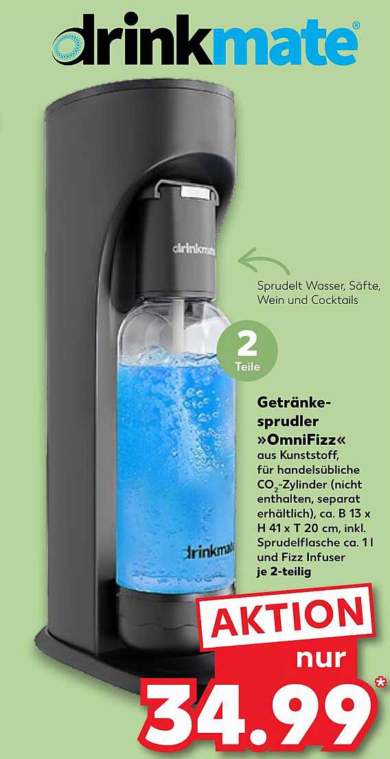 Getränkesprudler »OmniFizz« 2-teilig