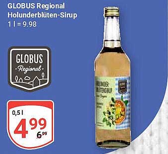 GLOBUS Regional Holunderblüten-Sirup 0,5 L