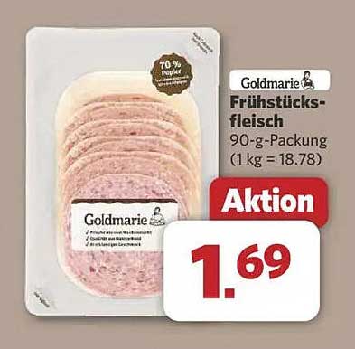 Goldmarie Frühstücksfleisch 90-g-Packung