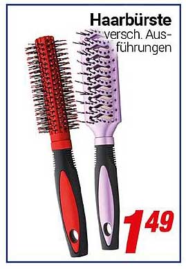 Haarbürste verschiedene Ausführungen
