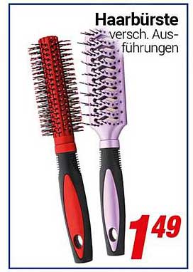 Haarbürste verschiedene Ausführungen