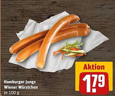 Hamburger Jungs Wiener Würstchen je 100 g