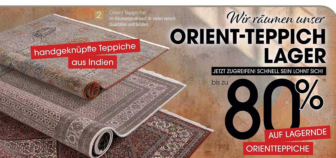 Handgeknüpfte Teppiche aus Indien - bis zu 80% reduziert!