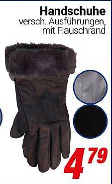 Handschuhe verschieden. Ausführungen, mit Flauschrand