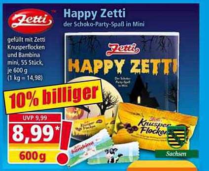 Happy Zetti - der Schoko-Party-Spaß in Mini