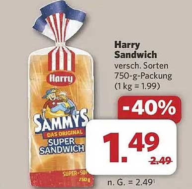 Harry Sandwich - Das originale Super Sandwich