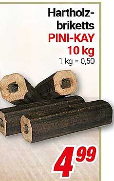 Hartholzbriketts PINI-KAY 10 kg