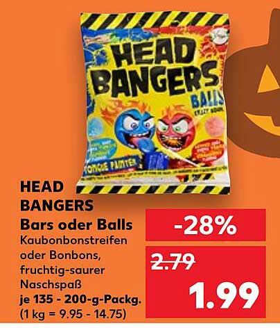 HEAD BANGERS Bars oder Balls - Fruchtig-saurer Naschspaß