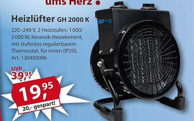 Heizlüfter GH 2000 K