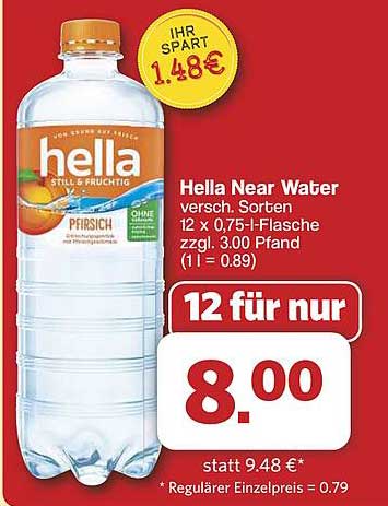 Hella Near Water 12er Pack – Erfrischend und fruchtig
