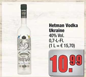 Hetman Vodka Ukraine 0,7 L - 40% Vol.