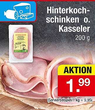 Hinterkochschinken o. Kasseler 200 g