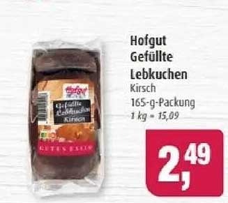 Hofgut Gefüllte Lebkuchen Kirsch